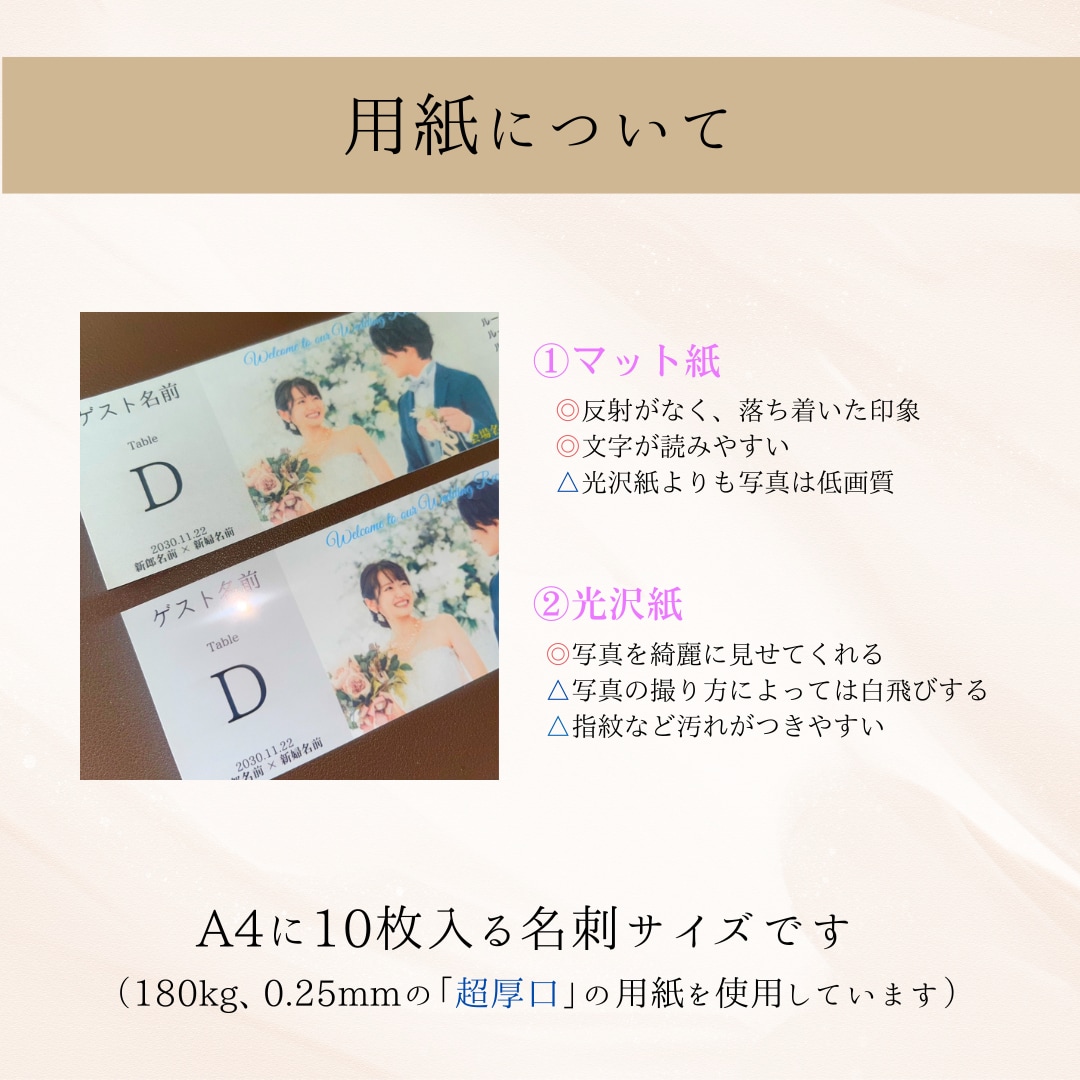 投票券付き  航空券風エスコートカード作成します テンプレートあります！1週間以内のお渡しも◎ イメージ4