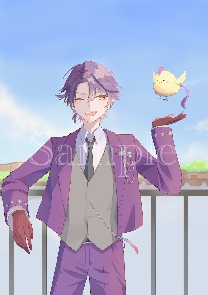 配信者必見！配信に必要なイラストをお描きします 表情差分にも対応し、様々な用途にお使いいただけます イメージ3