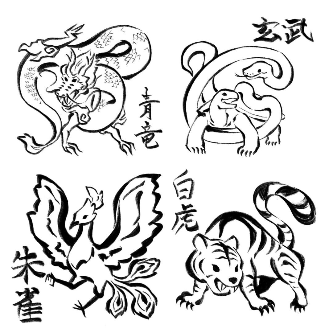 墨絵風イラスト　作成致します イラストが得意なメンバー様による作成！カラーもOK！ イメージ5