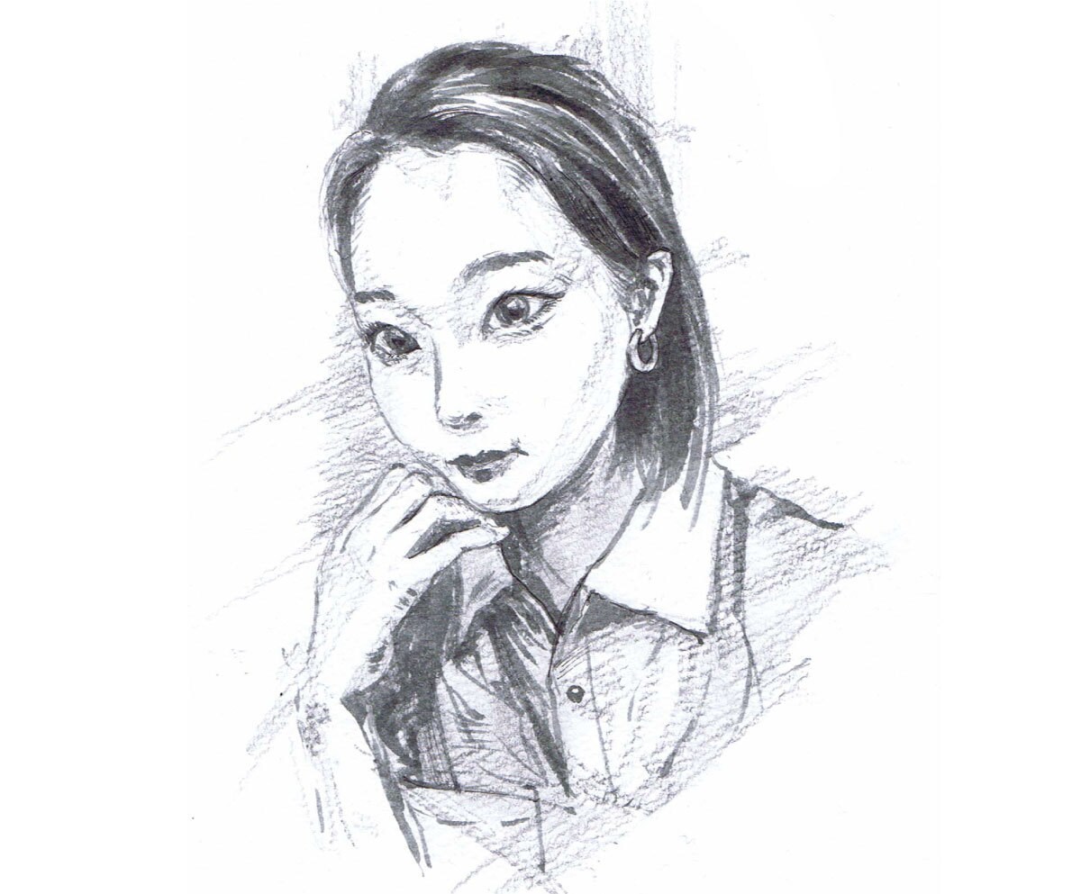 インテリアにできるセルフポートレート描きます 額装したくなるスタイリッシュな似顔絵を描きます。 イメージ3