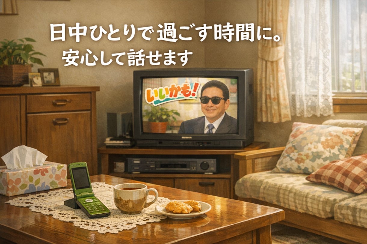 ひとりで過ごす昼の時間に、そっとお話し聞きます 誰にも気をつかわず、ほっと一息つきたい時に。 イメージ1