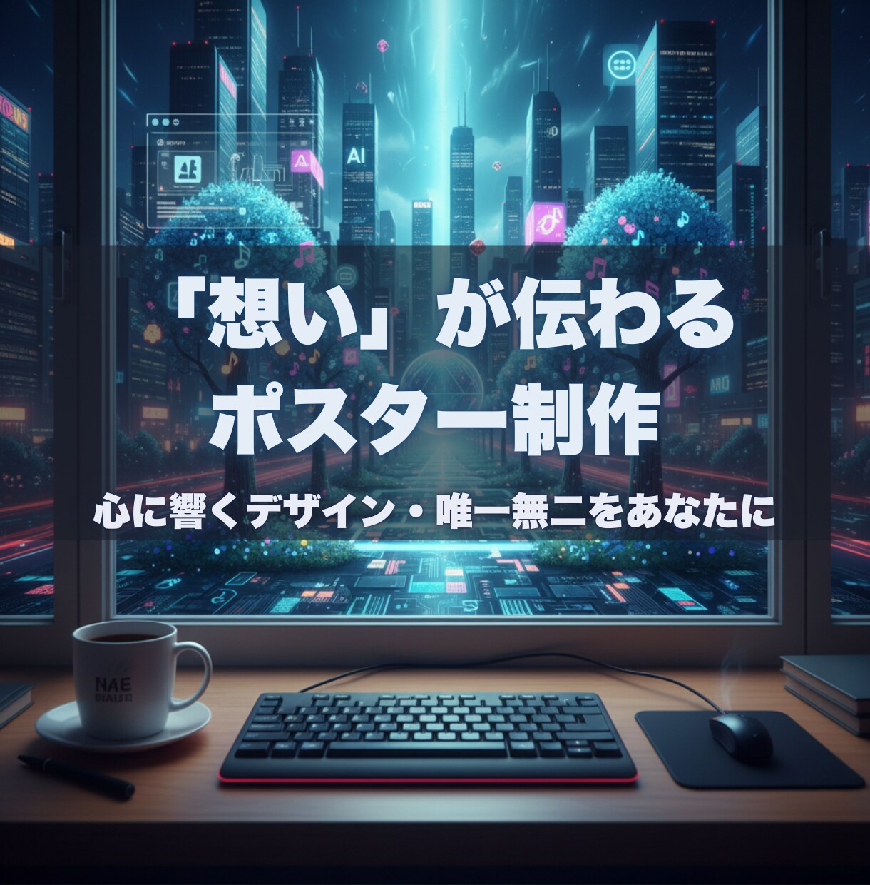 心に響くポスター・チラシ制作します チケット（整理券等）デザインセットも可 イメージ1