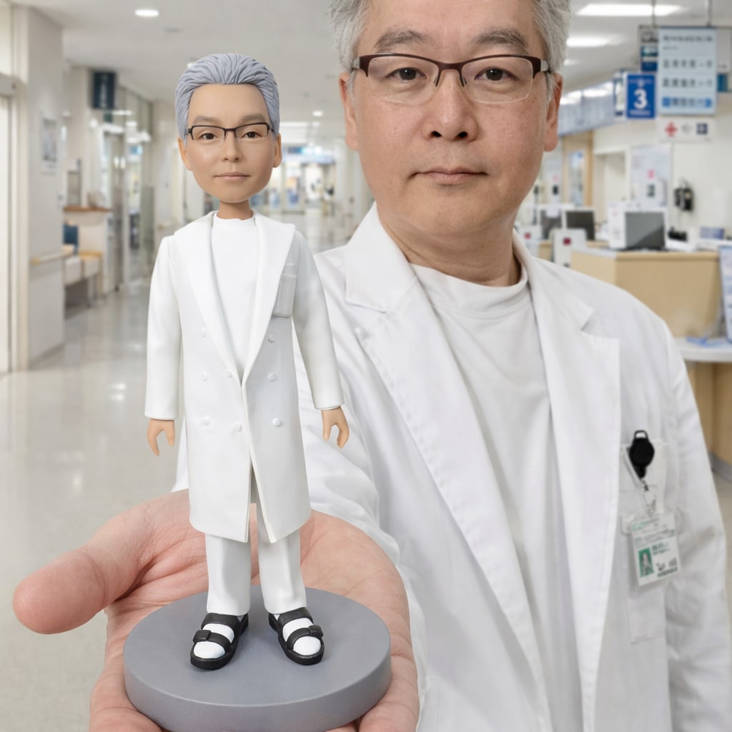 写真から作るオーダーメイドフィギュア 似顔人形ます 社長 昇進・就職・退職祝いに｜上司・同僚への感謝 イメージ6
