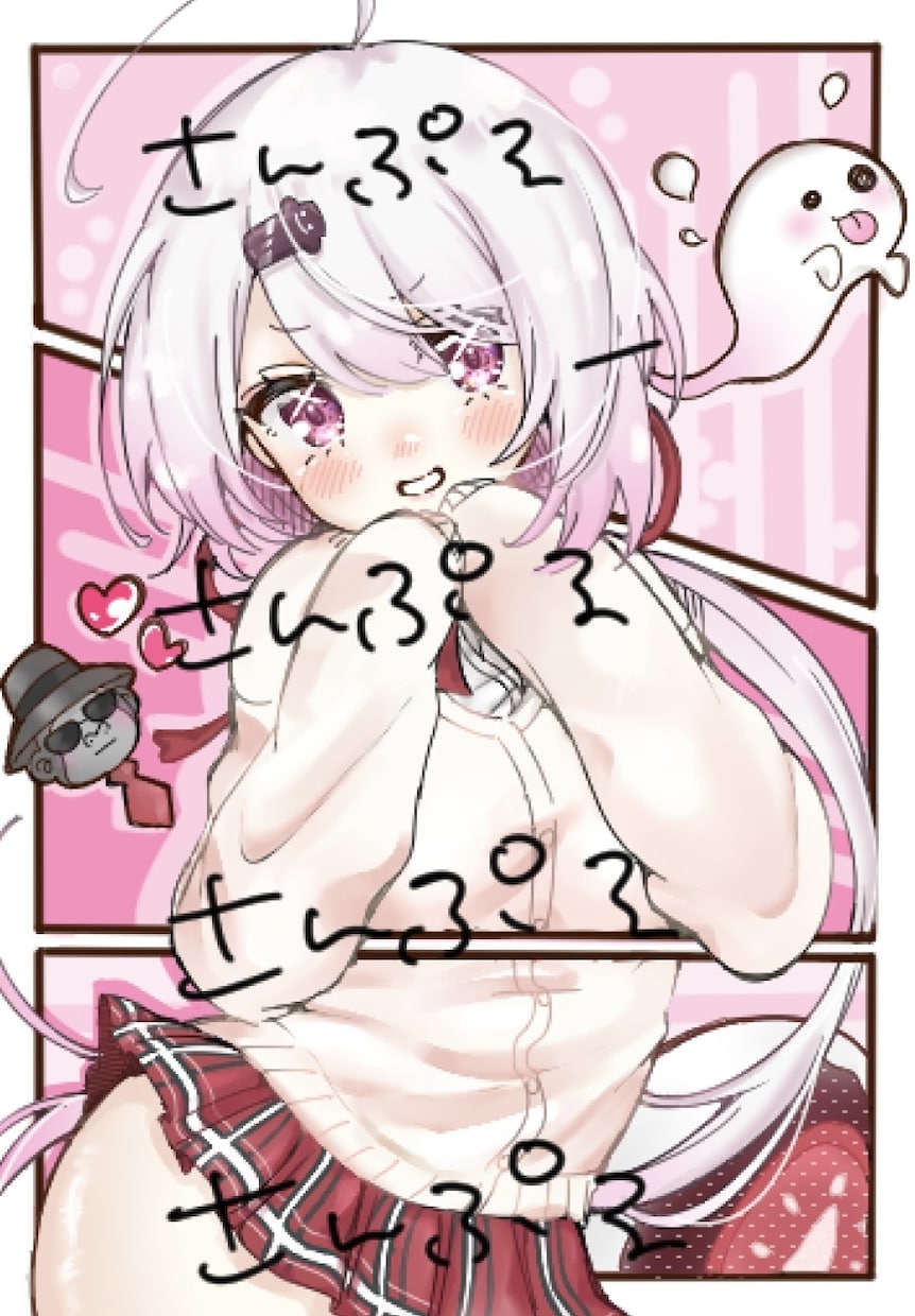 SNS等の可愛い女の子、男の娘アイコン描きます 女の子男の娘キャラクターアイコン描きます！病み可愛地雷量産 イメージ1