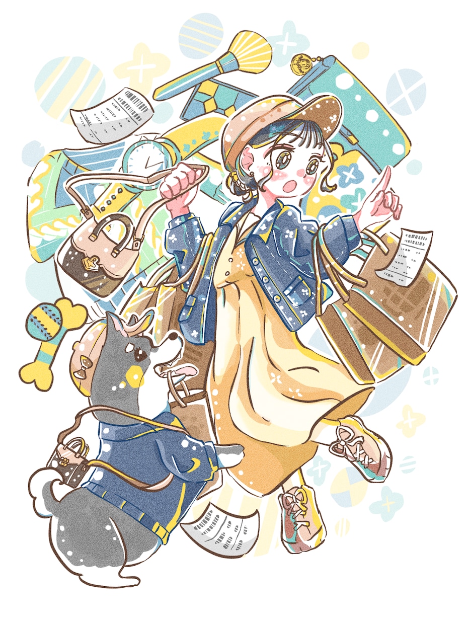手描きのゆるふわ可愛いイラストを描きます 商用利用◎ 絵本のような優しく可愛い絵柄です。用途様々。 イメージ1