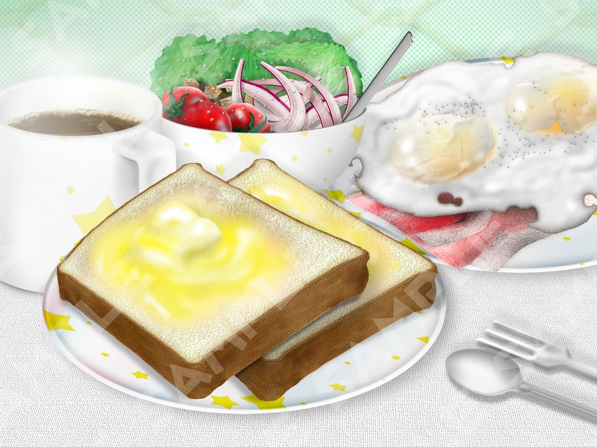 御店の店内に彩りを添えるイラストを描きます 写真には無い、暖かみの有る飲食系のイラストはいかが？ イメージ10