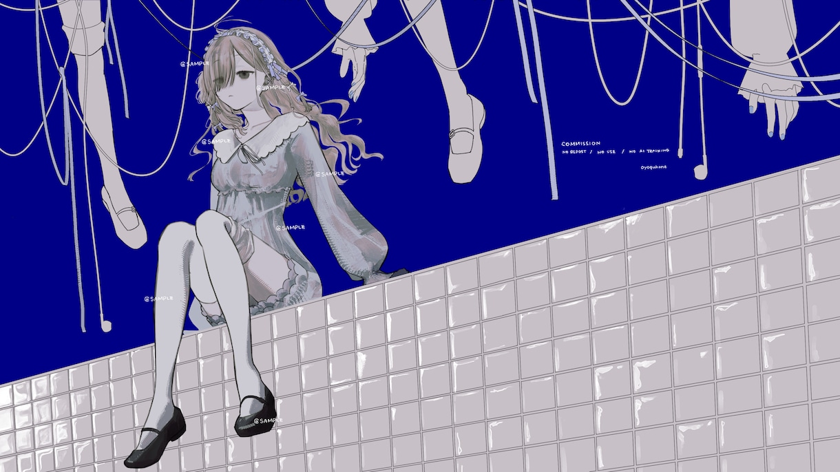 イラスト全般お描きします アイコン、MV用、TRPG立ち絵、キャラクターデザイン等 イメージ2