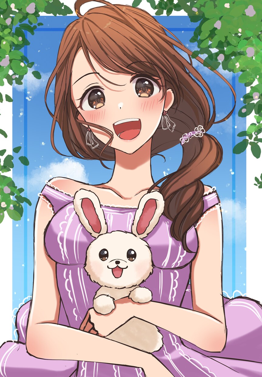 アイコン用など♡バストアップイラスト描きます パッと見て可愛い！と思ってもらえるよう頑張ります！ イメージ3