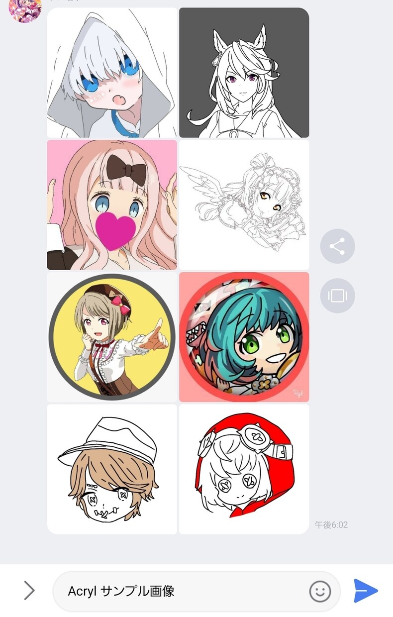 お客様のアイコンを描きます SNSに使える本格的アイコンです。 イメージ2