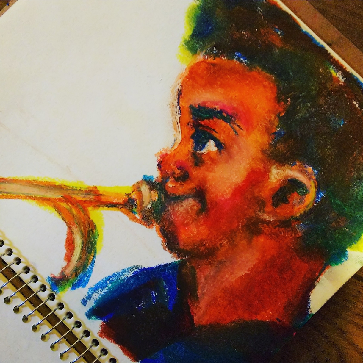 パステルクレヨンで似顔絵を描きます 絵本チック、レトロ、ほどよくリアルに描きます イメージ4