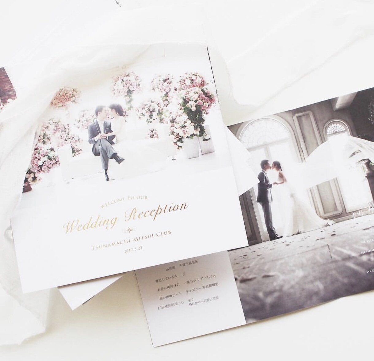 印刷込・結婚式用のペーパーアイテムを作成します 結婚式席次表や席札にお悩みの方へ冊子形式の席次表を作成します イメージ3