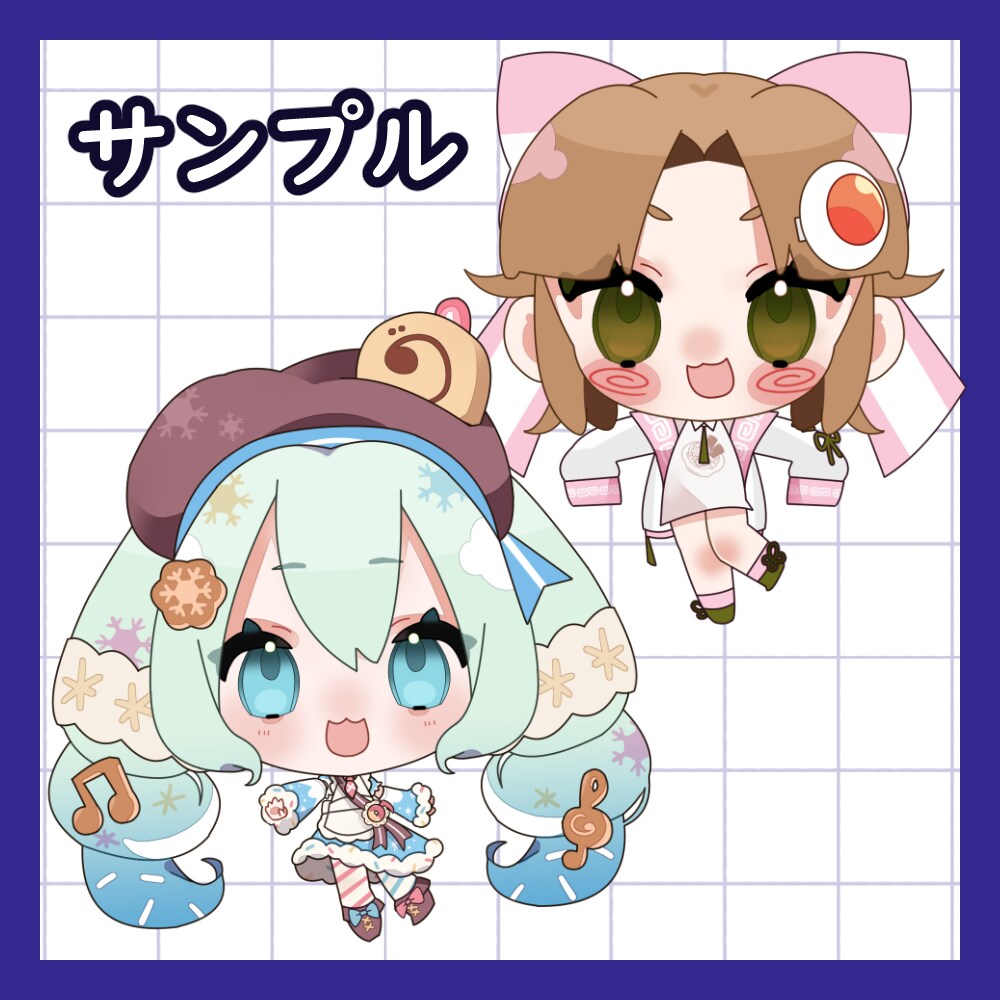 商用利用OK！SDキャラクターイラスト制作します Vtuberさん、活動者さん、いかがでしょうか？ イメージ4