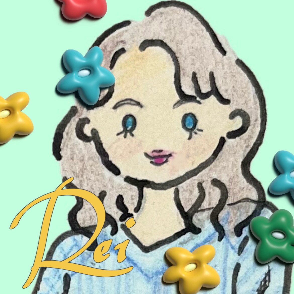 アイコン作成します 元美大生が、ゆるふわなSNSアイコン作成します！ イメージ2