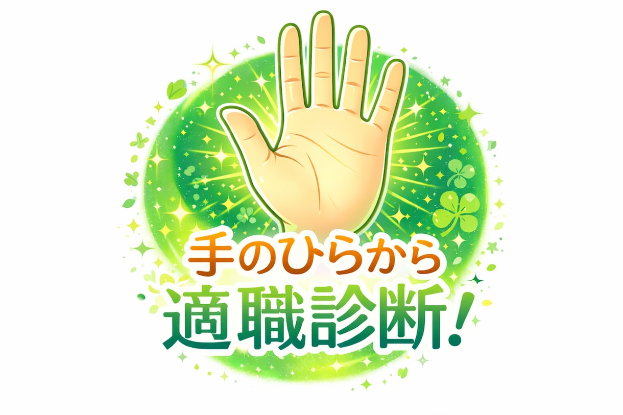 あなたの適職を見つけてプロデュースします あなたの手相を見て、占い×具体的キャリア設計いたします！ イメージ1