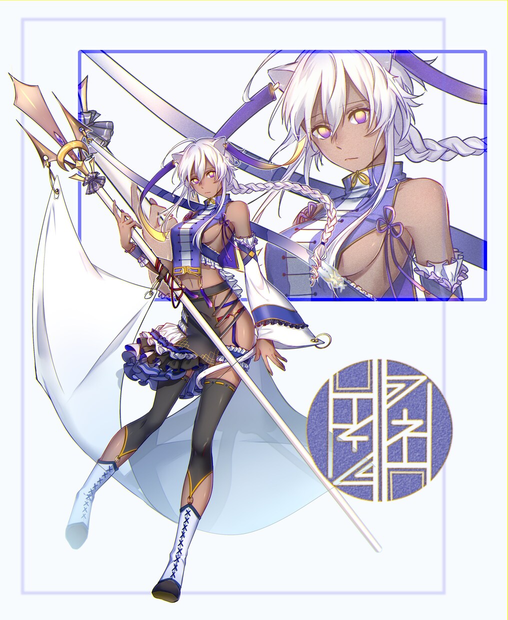 キャライラスト【アイコン・立ち絵】描きます 創作キャラ、VTuber、キャラデザ、全身・バストアップ等 イメージ7