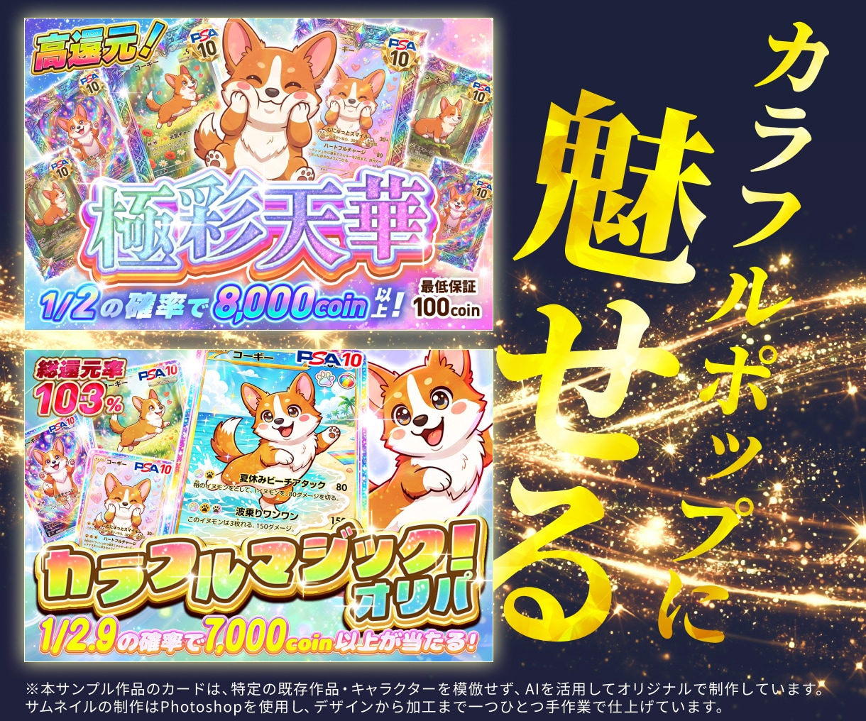 10名限定！オリパ用サムネイルを【半額】で作ります 画像制作のプロが視認性と訴求力を意識して売上に貢献！ イメージ5