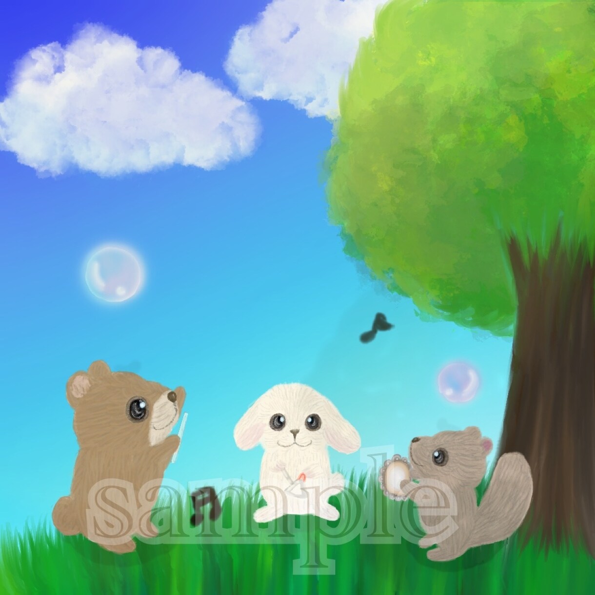 温かみのあるペット・動物イラストお描きします 【感謝企画】20名様限定！限定価格で承り中！ イメージ9