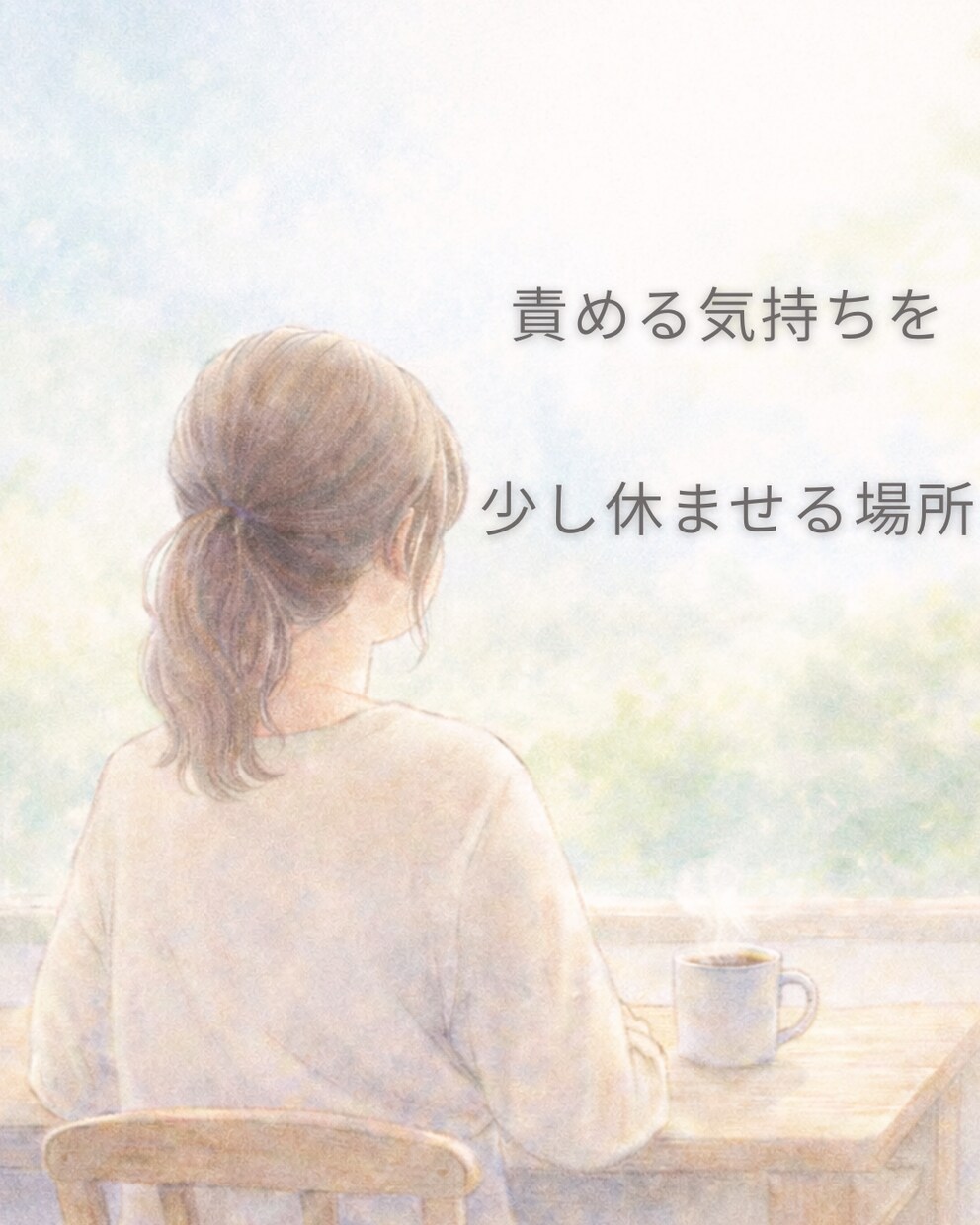 ついできない自分を責めてしまう方のお話を聞きます 責める気持ちを 少し休ませる場所 イメージ1