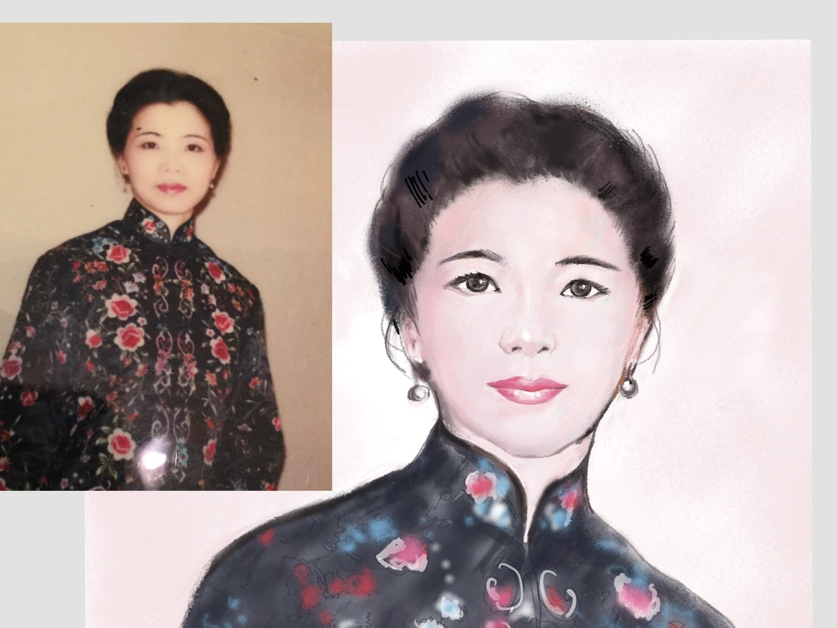 お気に入りのお写真で、イラスト画 描きます 。インテリア、 SNSに、アイコンにもいかがですか？ イメージ2