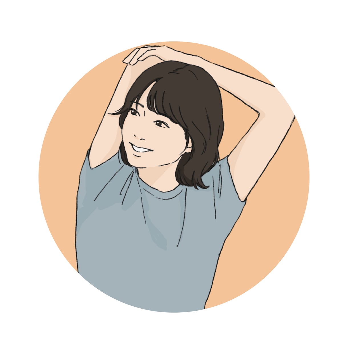 プロフィールに最適！似顔絵アイコンを描きます 信頼感・清潔感のあるイラストで、あなたの魅力を伝えます イメージ6