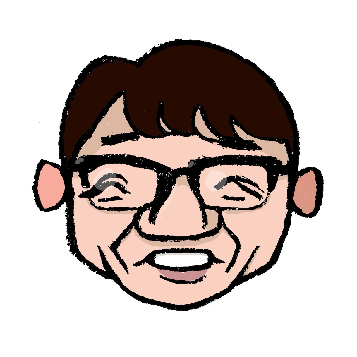 シンプルなカラー似顔絵をお描きします SNSのプロフィールアイコンに最適！名刺にもどうぞ。 イメージ10