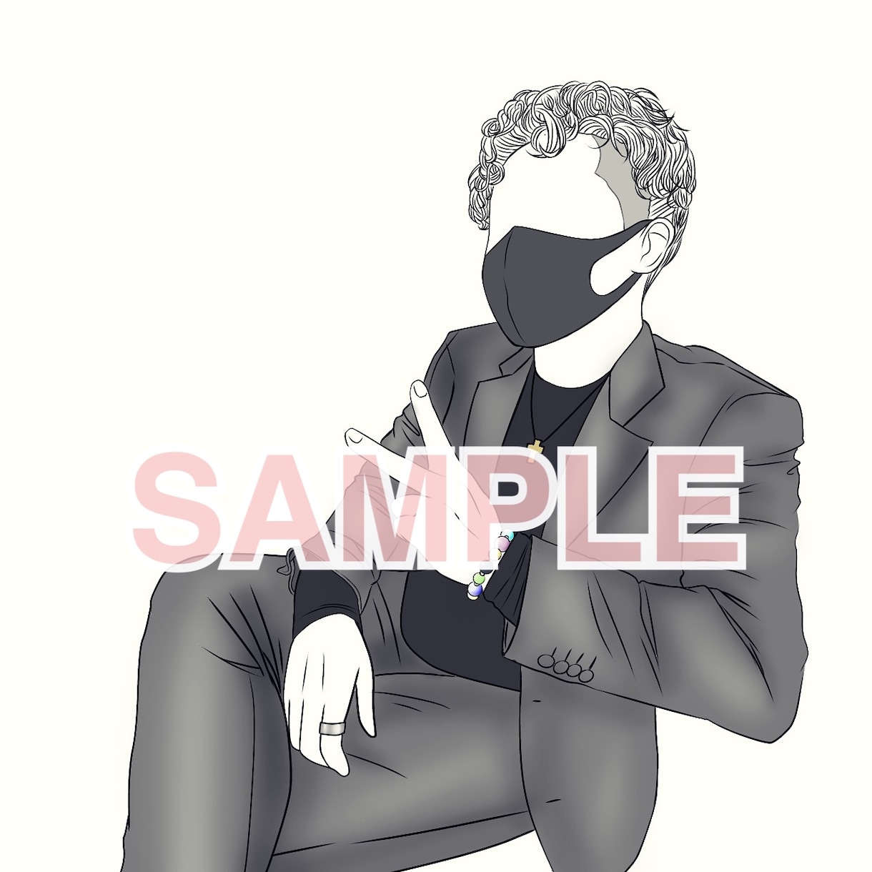 シンプルで可愛い♡おしゃれな韓国風イラストかきます ◎流行りの韓国風線画でみんな目が引く様なアイコンに♡ イメージ7