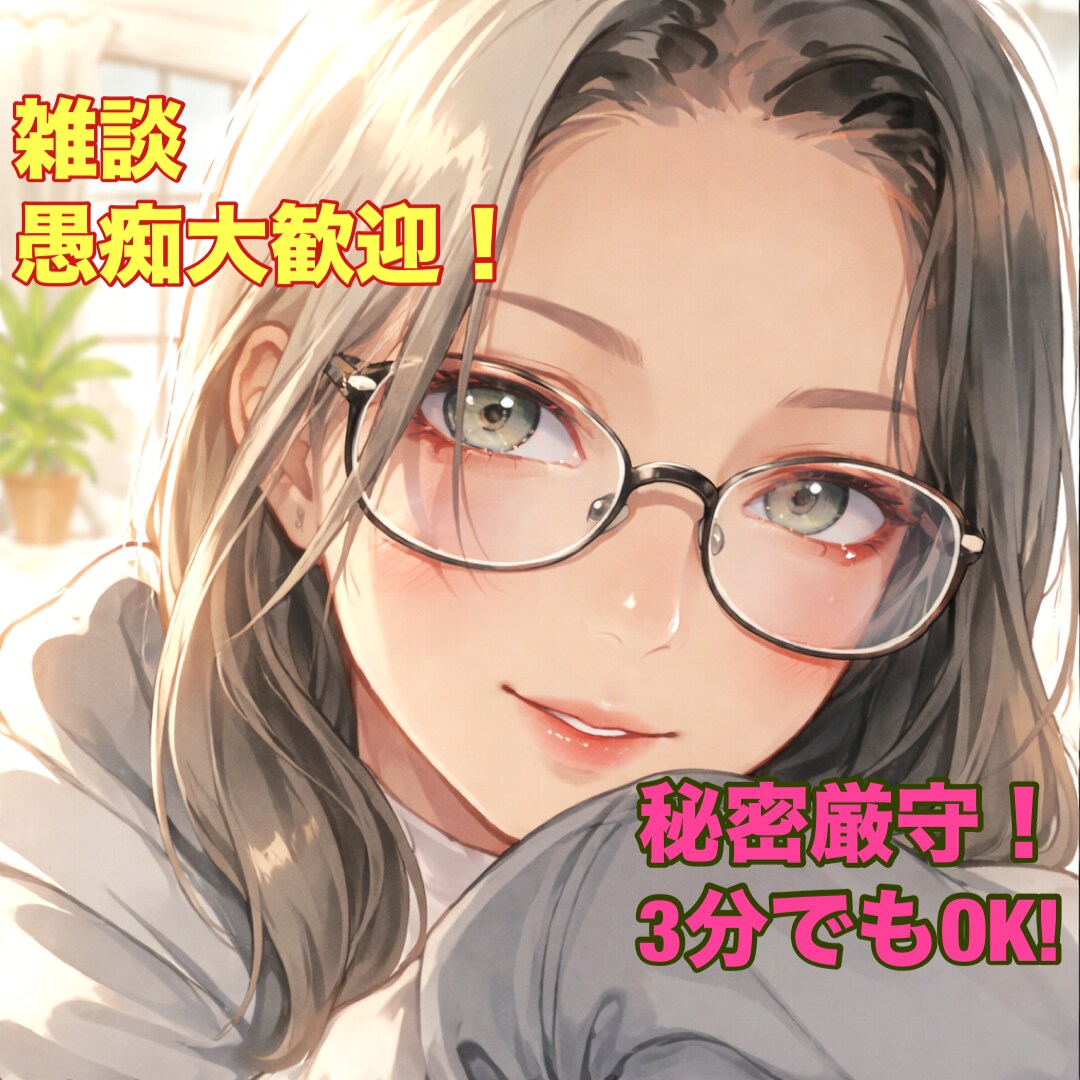 今すぐ話したい！そんな雑談・愚痴私が聴きます ただ話したい！とりあえず聞いて欲しい！なんでも大歓迎♡ イメージ1