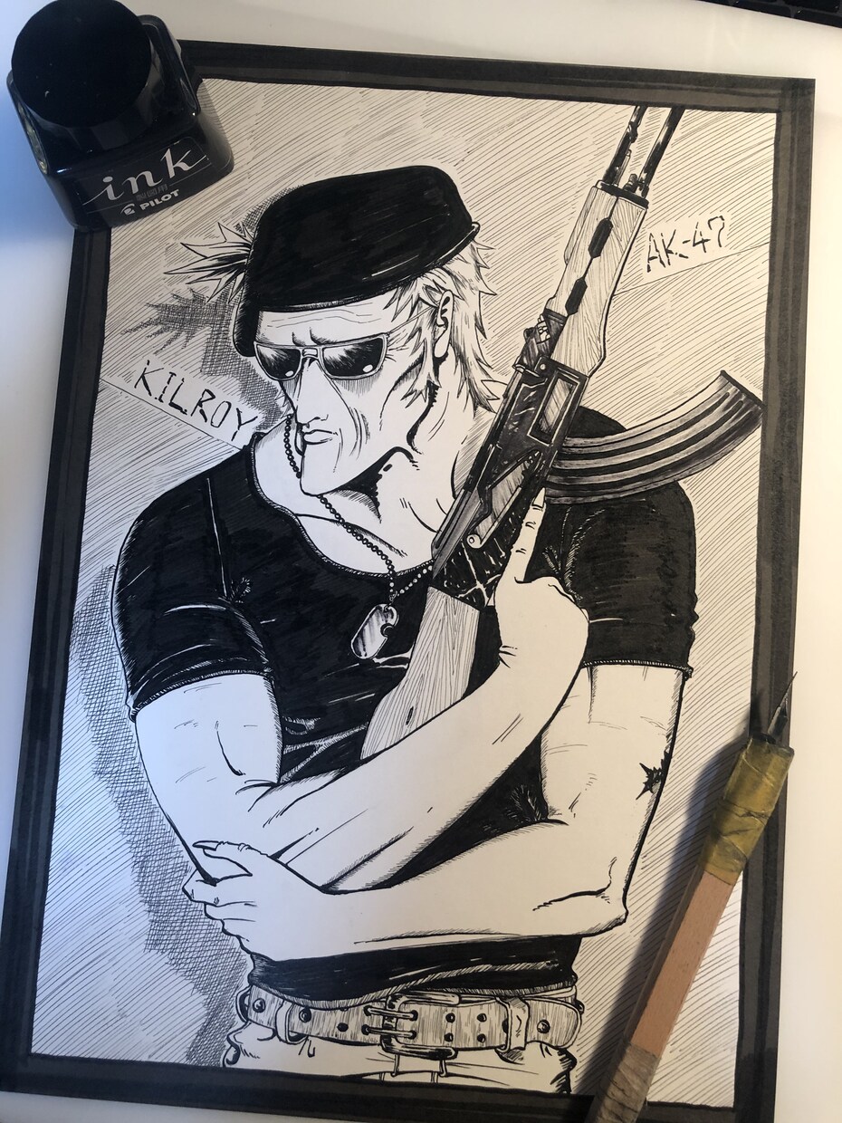 ミリタリーなイラストお描きします アナログ原画・デジタルデータ化可能！お気軽にご相談ください！ イメージ7