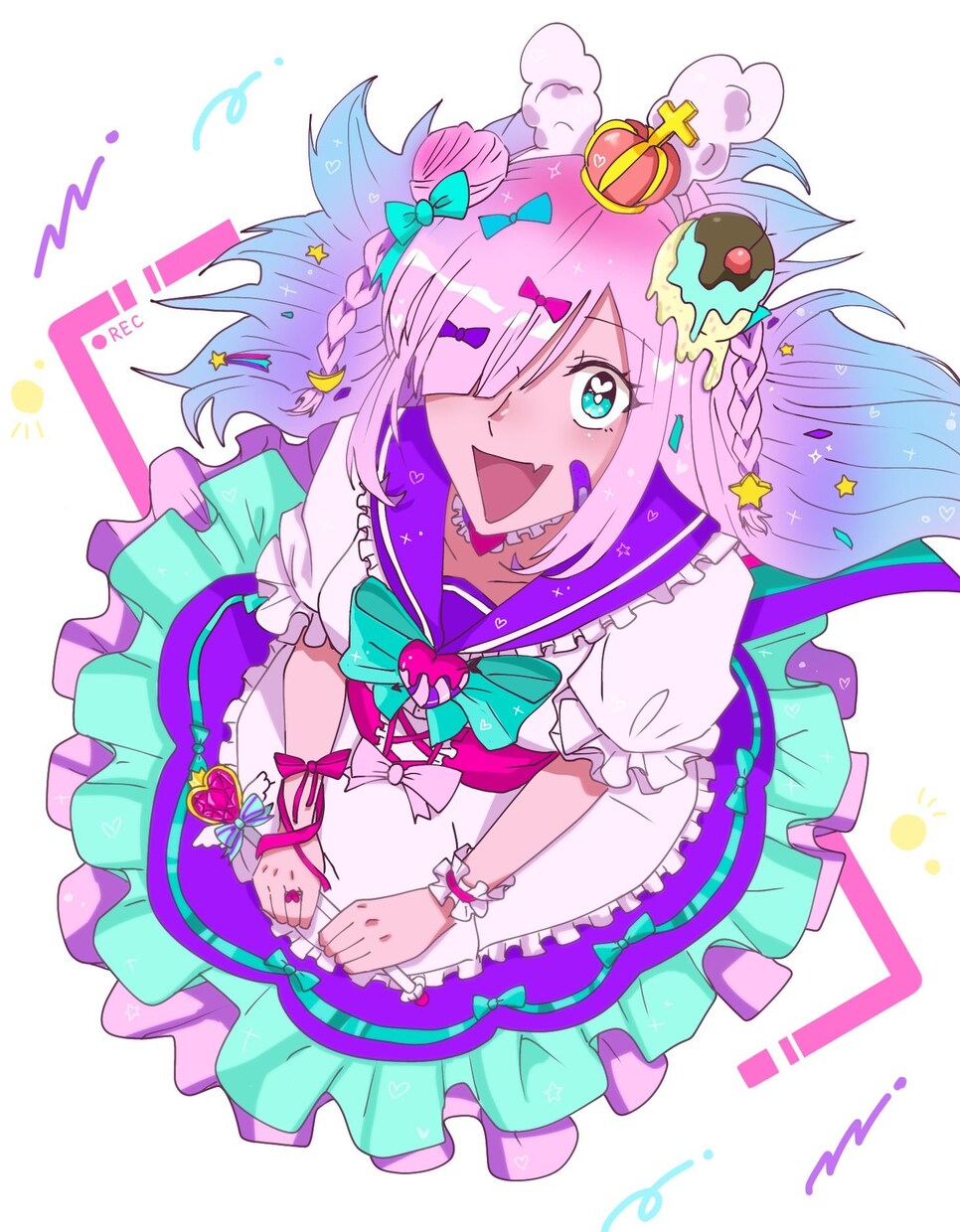 可愛いからかっこいいまで！イラスト描きます デフォルメも等身も対応出来ます！ イメージ1