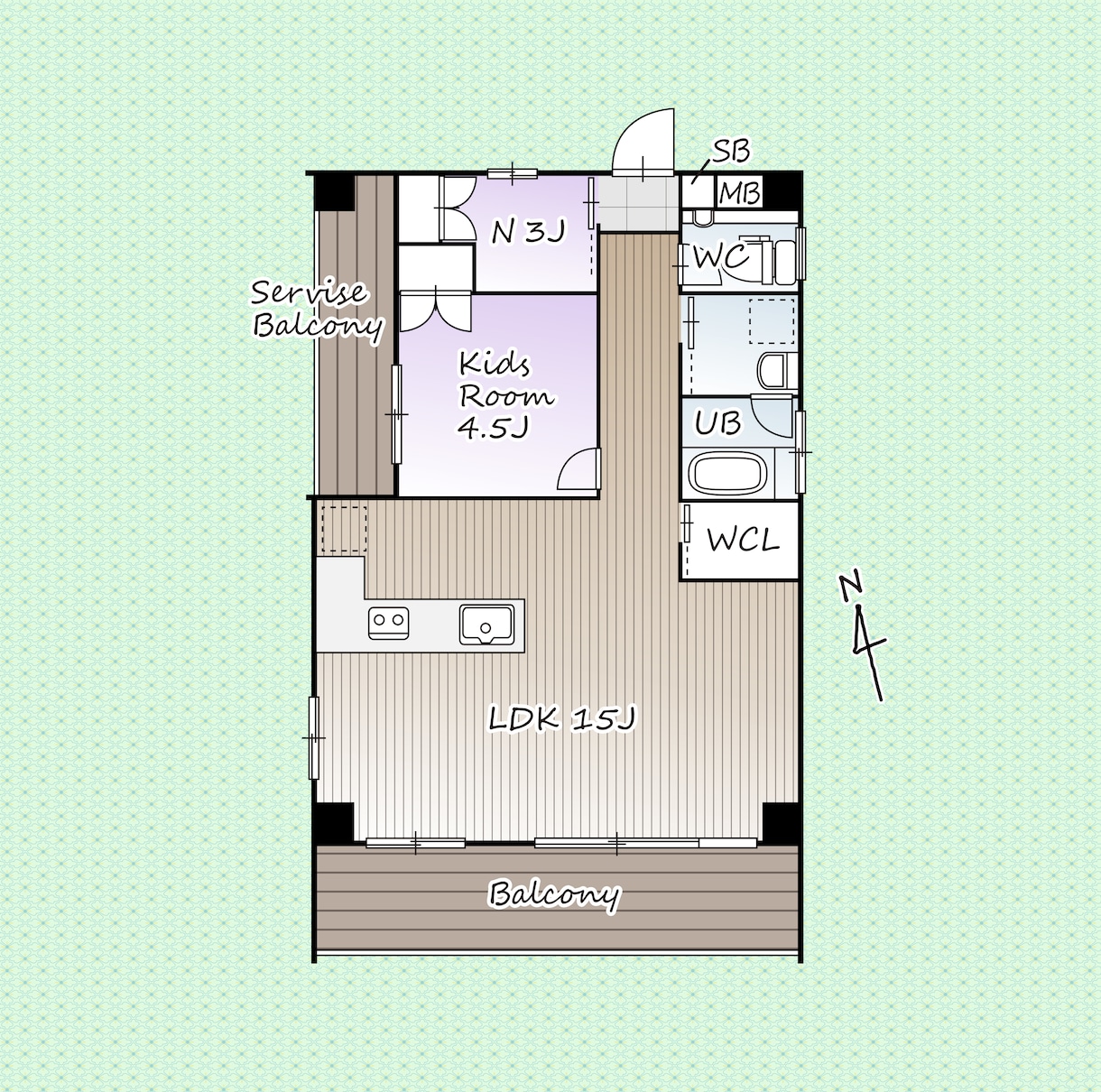 おまかせ間取図。イメージをわかりやすい絵にします お客様に代わり作図します。戸建て・集合住宅、資料なし対応 イメージ2