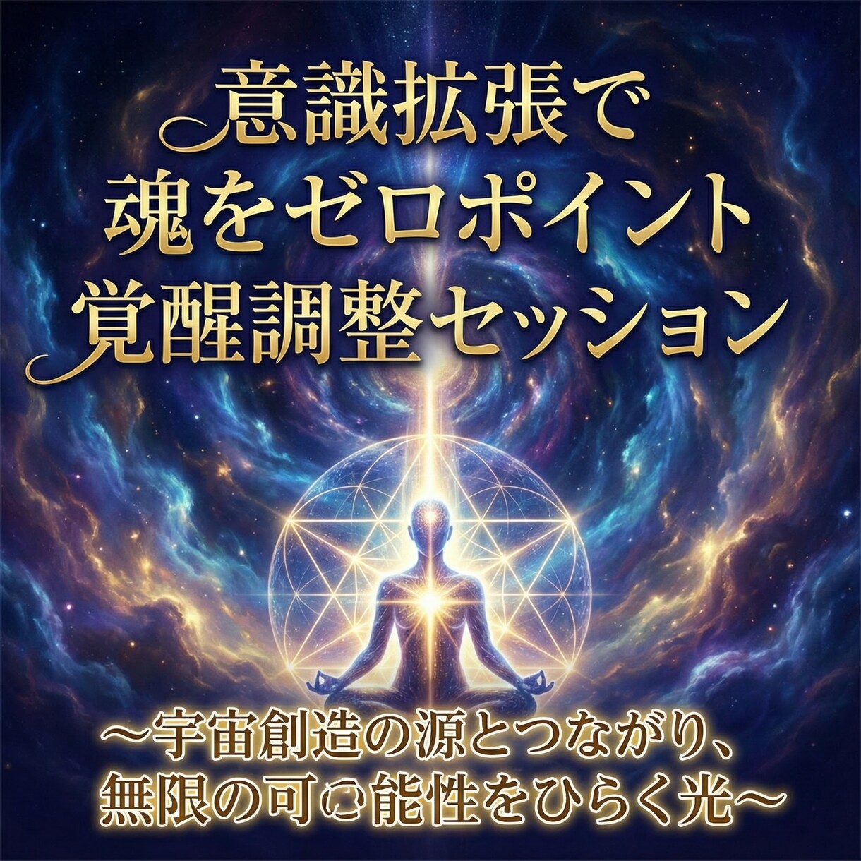 意識拡張で魂をゼロポイント覚醒調整セッションします 〜宇宙創造の源とつながり、無限の可能性をひらく光〜 イメージ3