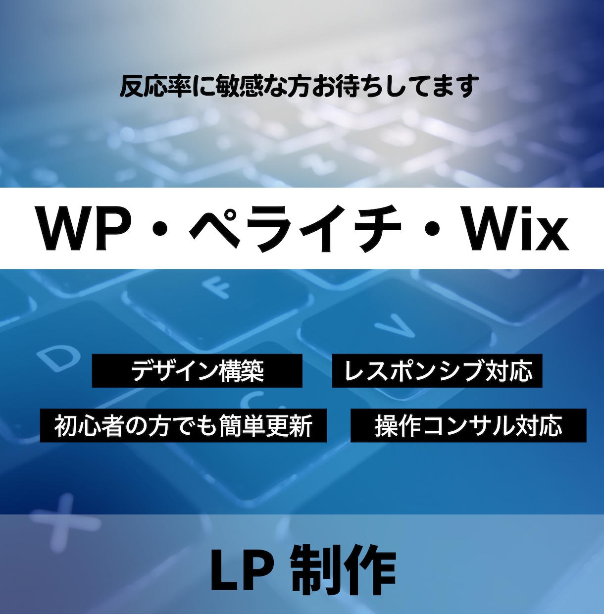 高品質・低価格なLPをCMS仕様で作成します どんな業種でも幅広く対応！はじめての方も安心サポートします イメージ1