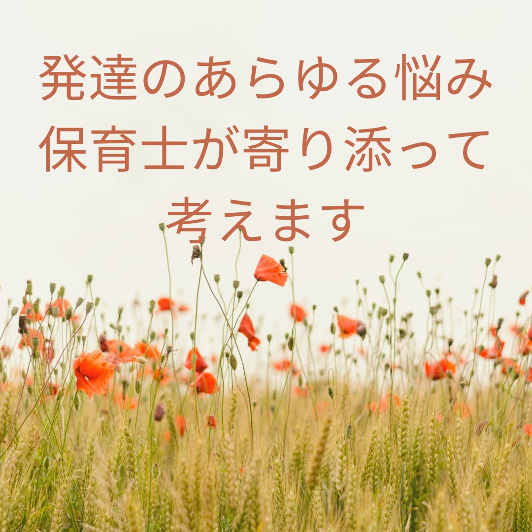 発達に関するあらゆる悩み、一緒に考えますます 保育・療育・子育て経験のある保育士が回答！ イメージ1