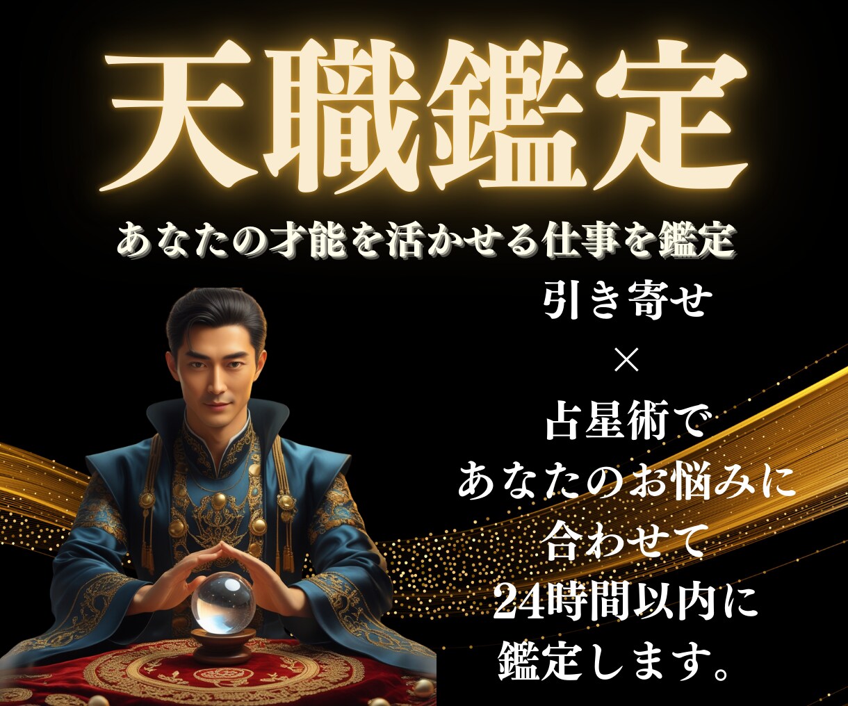 あなたの天職を初回限定で特別価格にて鑑定します あなたの才能を活かし、金銭面・精神面共に満たす方法を伝授 イメージ1