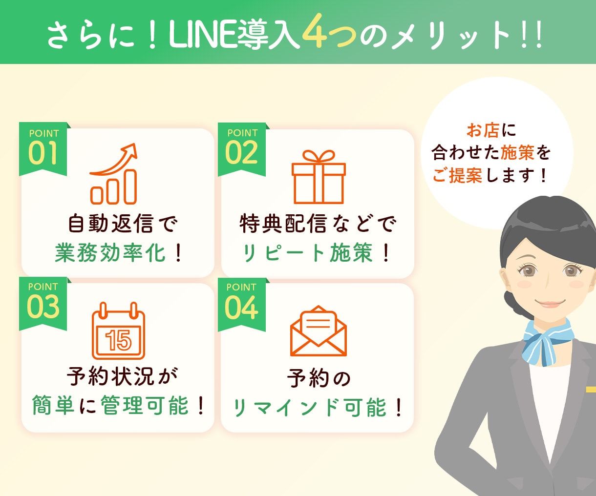 LINE公式アカウントの運用をします LINE公式アカウントで売上UP、業務効率化を実現します！ イメージ3