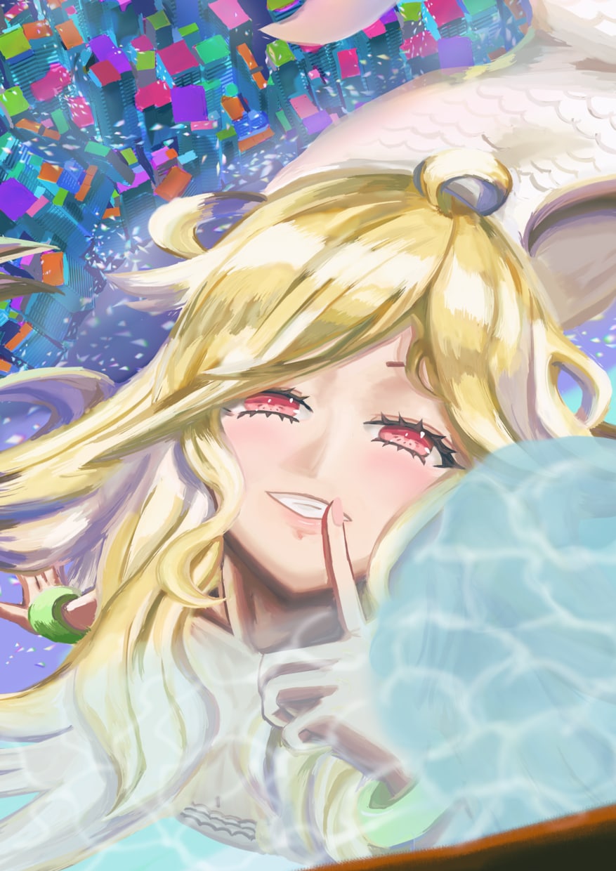 厚塗りでかわいいキャラクターイラストを描きます 厚塗りタッチの鮮やかな色彩イラスト イメージ2
