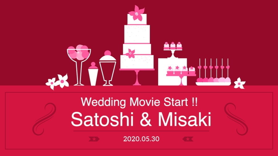 YouTube配信♥結婚報告ムービー作ります 新型コロナで結婚式が延期・中止になったカップルへ イメージ1
