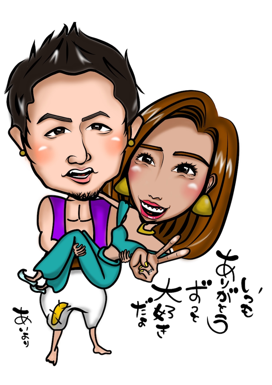 鬼滅とコラボも★⭐︎ポップな似顔絵アイコン描きます アイコンや名刺のワンポイントに⭐︎無茶振りなどなんでも⭐︎ イメージ6