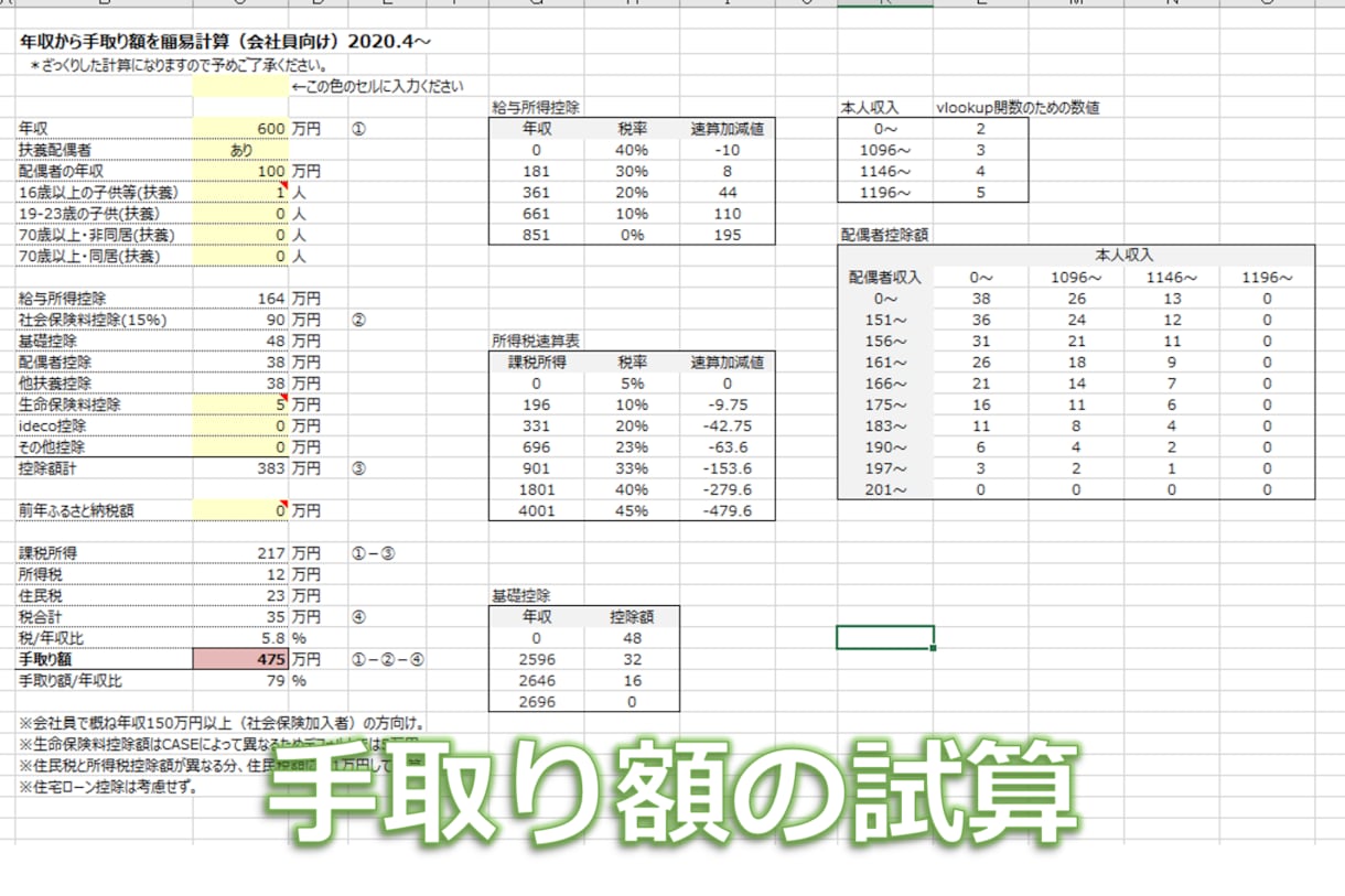 個別のライフプラン表を作成、エクセルで提供します 住宅購入、NISA/iDeCo、働き方、老後資金などの検討に イメージ5