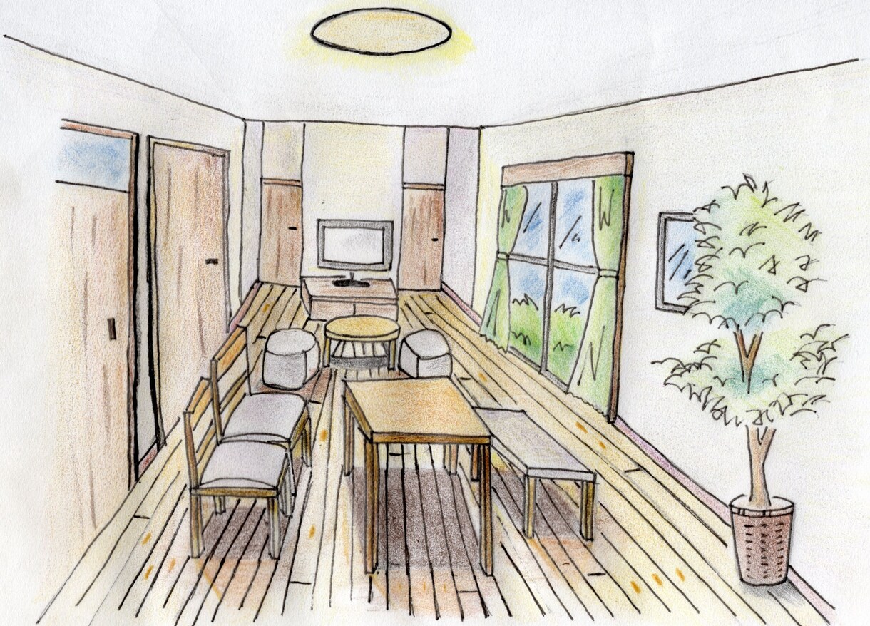 快適と心地よい空間に。１LDKコーディネートします コンパクトマンション、リビングダイニングのコーディネート イメージ6