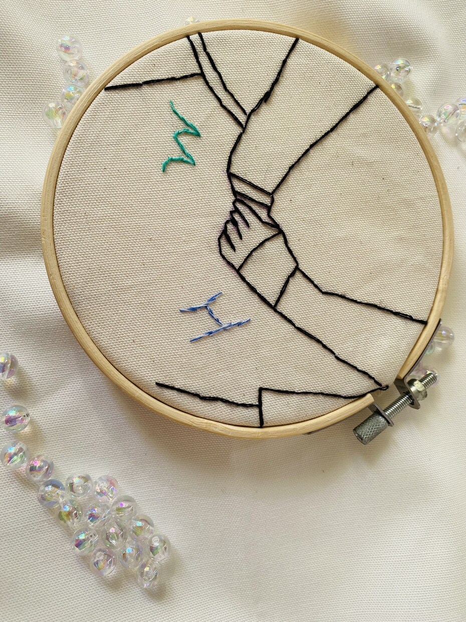 思い出を刺繍します お気に入りの写真から刺繍します。 イメージ1
