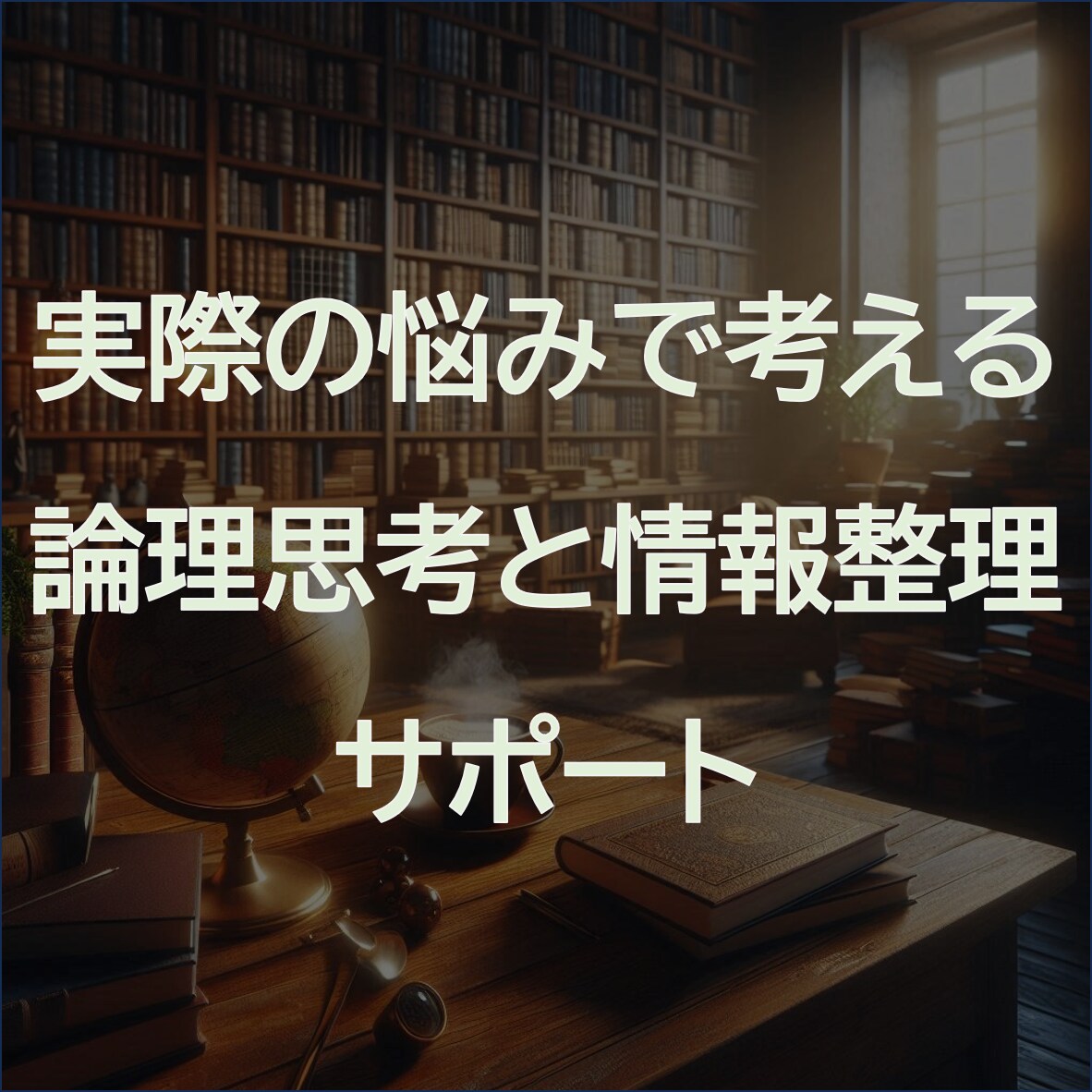 具体的な事例での論理思考と情報整理をお手伝いします 東大卒理系エンジニアが寄り添う実務での論理思考 イメージ1