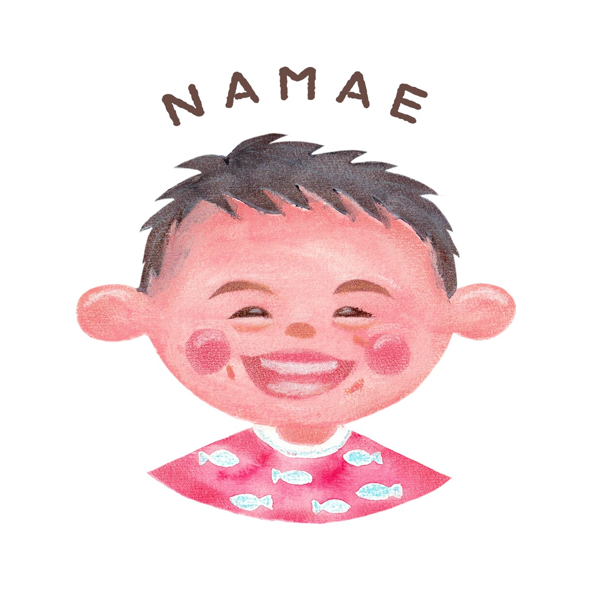 やさしい絵本タッチでこどもの似顔絵かきます アイコンや記念に＊今しかない素敵な笑顔を絵に残そう イメージ4