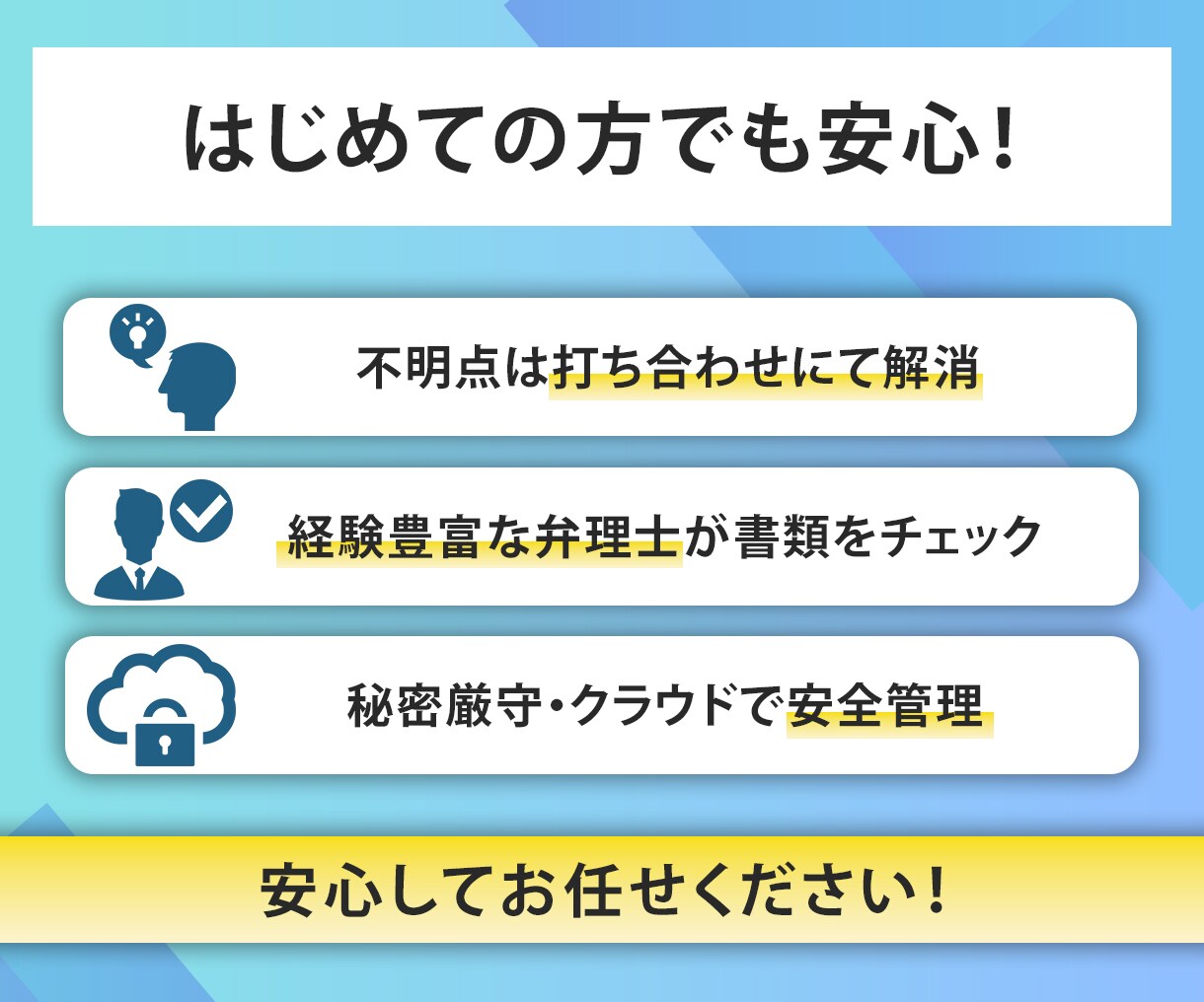 特許出願書類を弁理士が作成し、特許出願を代理します チラシ、ホームページなどに【特許出願中】の表記をしましょう イメージ6