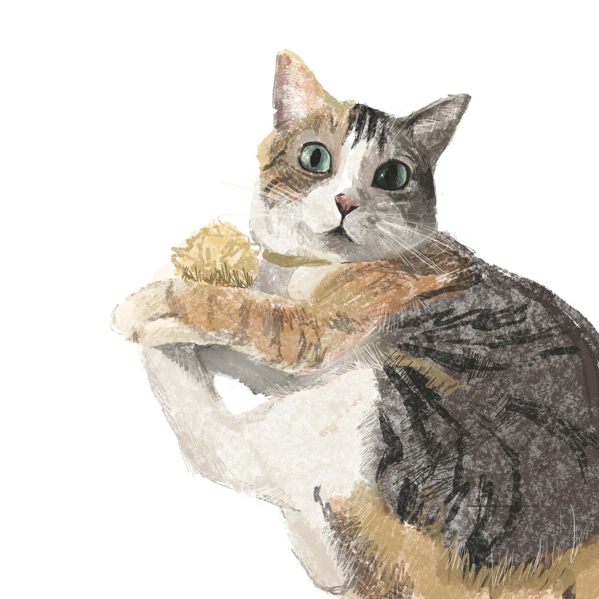 動物のイラストかきます 大切な動物のお友達をそのままイラストに！ イメージ1