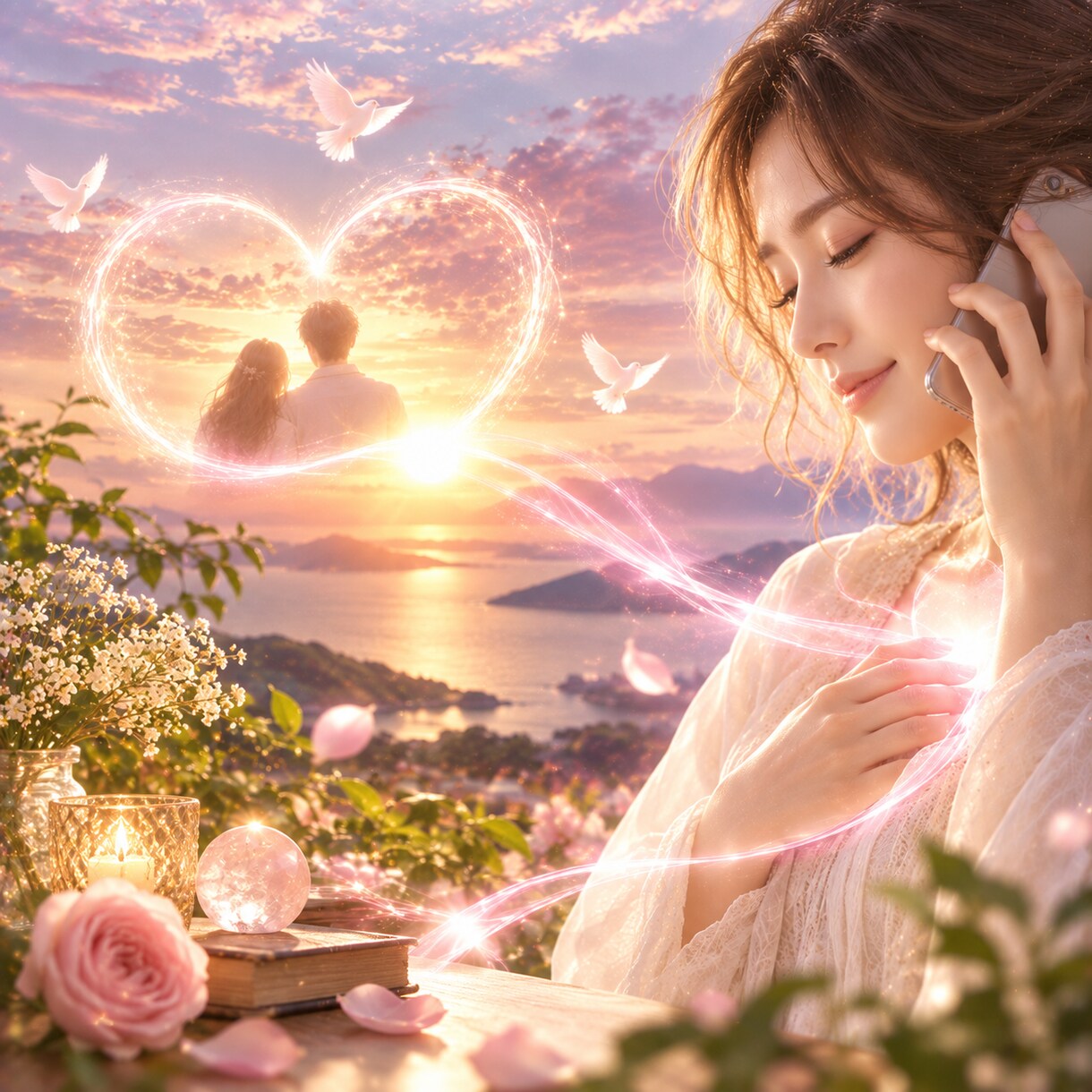 あなたの想いを伺い♡その場で縁結びヒーリングします 大切な人とのご縁を優しく整えます♡ イメージ2