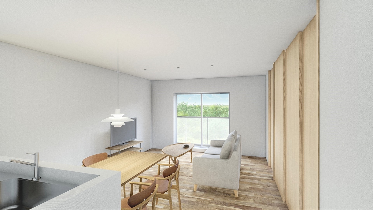 高品質な建築パースを作成します 設計意図まで読み取る建築パースを作成します イメージ4