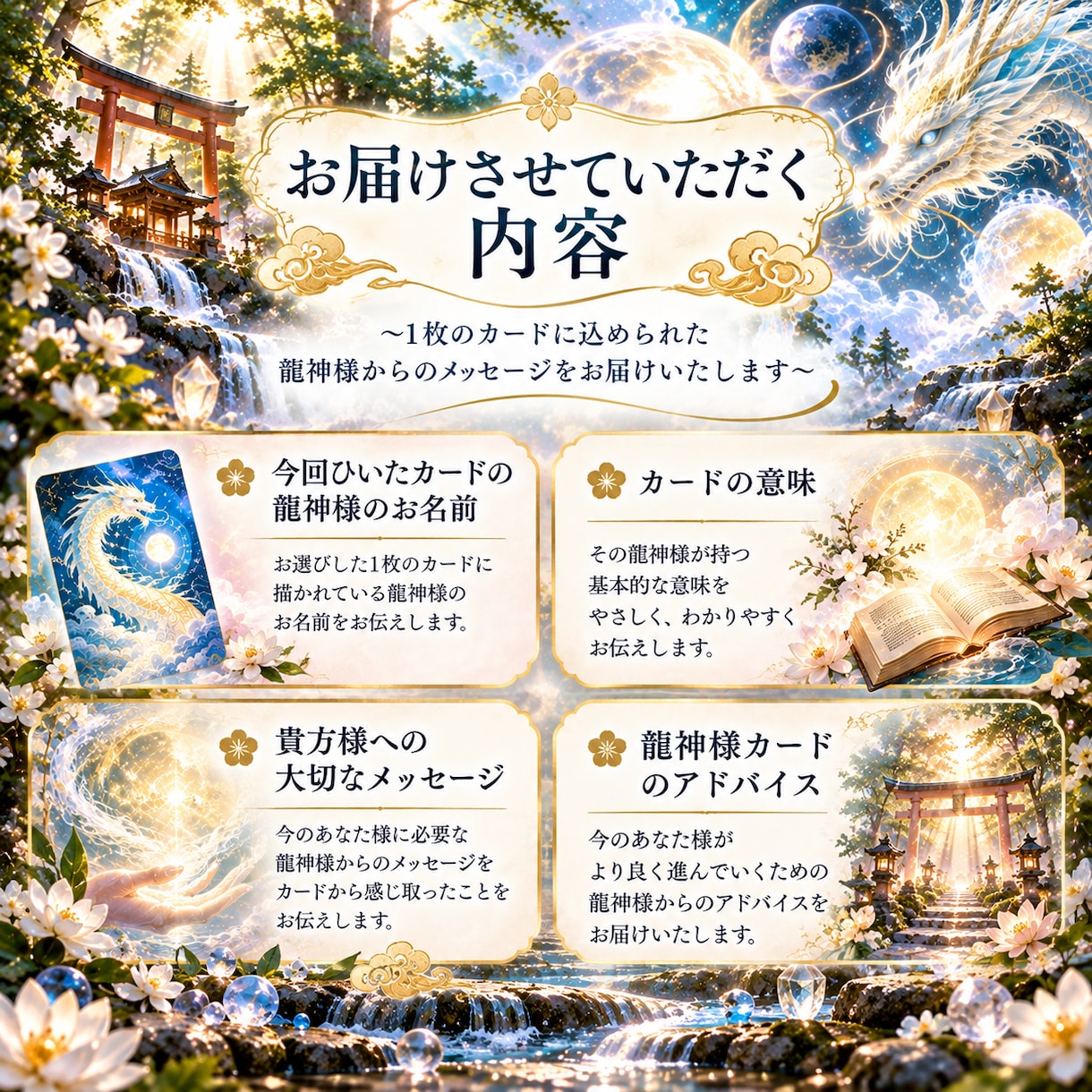 龍神様からのお声を届けさせていただきます 今の貴方様に必要な龍神様があらわれます.* イメージ3