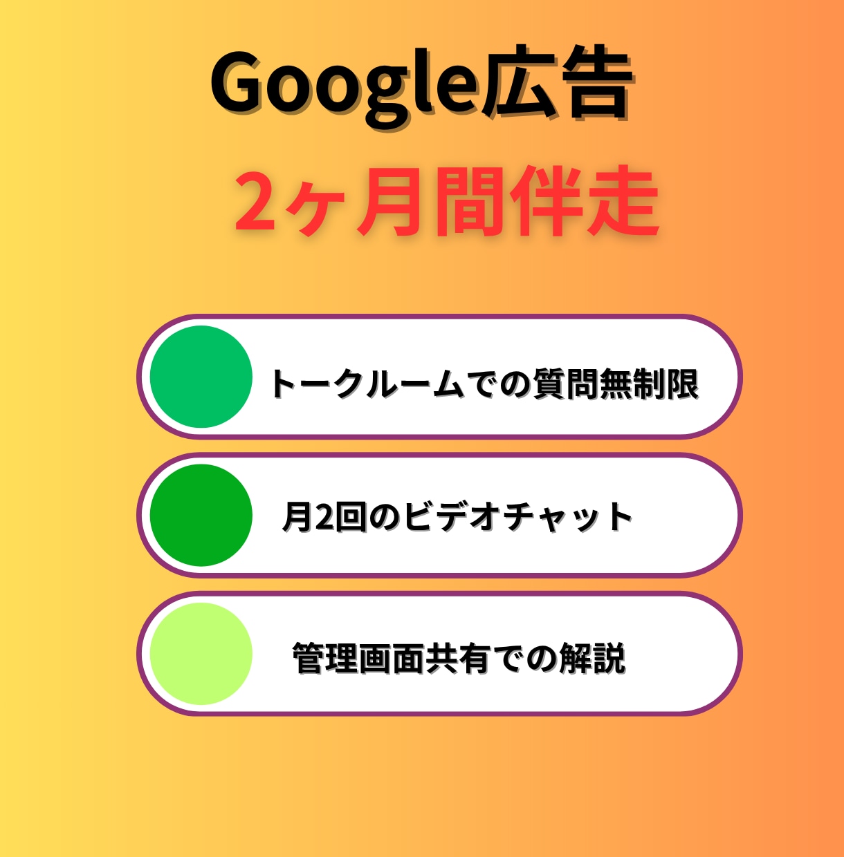 Googleリスティング広告2ヶ月間コンサルします 現役の広告運用コンサルタントが個別コンサルいたします イメージ2