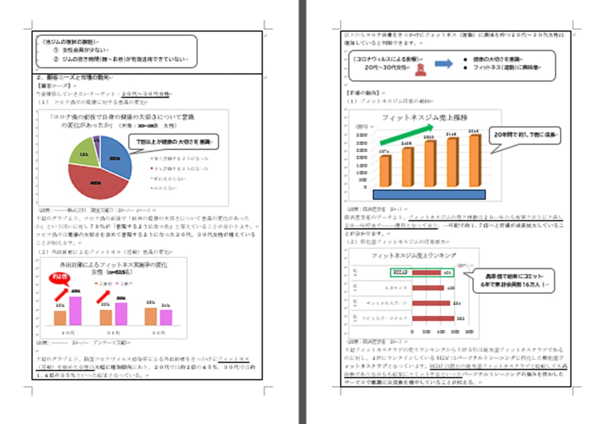 格闘技ジム★持続化補助金採択書類をお譲りします 採択済みの事業計画書を【テンプレート】としても利用できます！ イメージ3